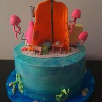 Spongebob cake