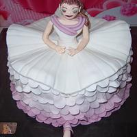 A ballerina cake...