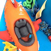 Cbeebies Octonauts Underwater Sea cake
