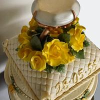 Diamond Wedding Anniversary Cake :) x