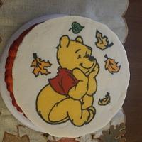 Winnie the Pooh Fall Cake