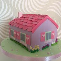 Doll house cake