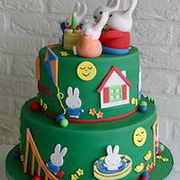 Miffy cake - Nijntje taart