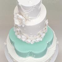 Retro Wedding Cake