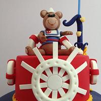Teddy bear sailor by Susana Silva - Cendi's Cake, Pastry & Cake Design