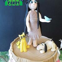 Pocahontas Cake and cookies