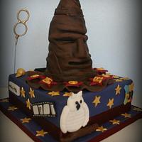 Harry Potter Sorting Hat cake