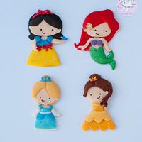 Little Disney Princess Toppers - Cake by Angela, - CakesDecor