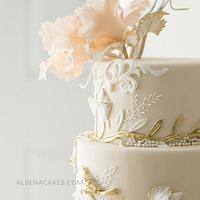 #1 Wedding Cake inspired by Enchanted Garden