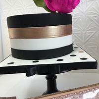 Spots and Stripes Birthday Cake