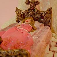 Sleeping beauty cake 