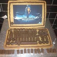 Battlefield cookie cake :-) 