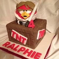 Ralphie's Star Wars Angry Birds Cake