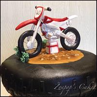 Motocross cake