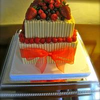 Fruity Wedding Cake