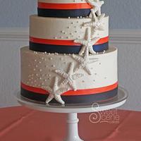Starfish Wedding Cake