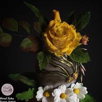 Beauty in the Chaos- WorldCancerDay SugarFlowers&CakesinBloom Collaboration 