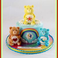 Care Bears Rainbow Cake