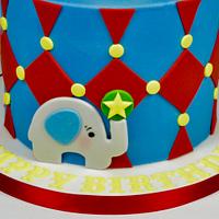 Circus Themed Children's Birthday Cake