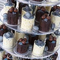 Mini Cakes Wedding Cake