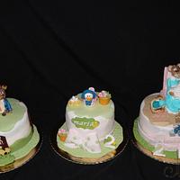 Beatrix Potter cakes