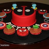 Marvel Superheroes Birthday Cake