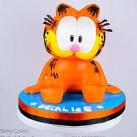 3D Garfield cake