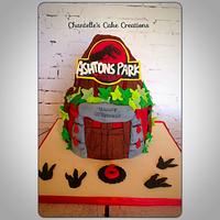 Jurassic park cake