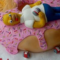 Homer Simpsons cake