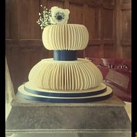 Pastillage wedding cake 