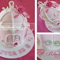 Pink Birdcage Cake