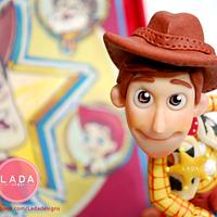 Toy story sugar cake topper