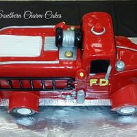 1956 Firetruck Cake