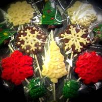 Christmas Chocolate Pops
