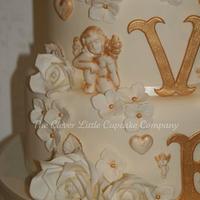 LOVE Wedding Cake