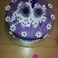 Purple White Margerita