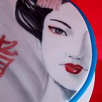 Cake with Geisha