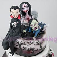 Horror Cake / Tort z postaciami z horrorów