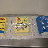 Dr. Suess themed 1st birthday cake