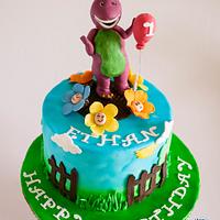 Barney Birthday Cake