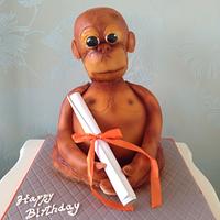 Orangutan cake