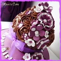 Chocolate, Purple, ruffles, spots and Stripes!