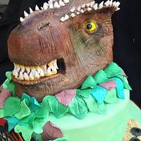 Aarons Allosaurus Cake! 
