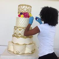 My first 6ft wedding cake