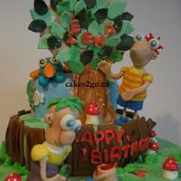 Phineas and Ferb  Cake