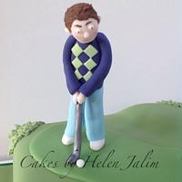 Golfing cake