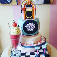 Rock and roll cake 