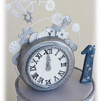 Clock cake for Samuele's 1st birthday