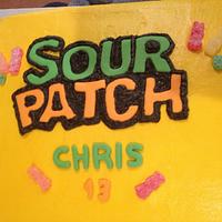 Sour patch kids cake