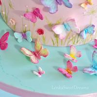 Butterfly cake.